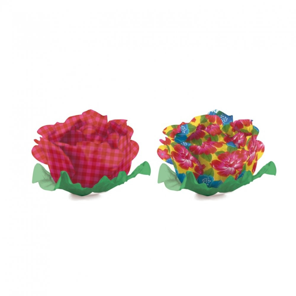 FORMINHA P/DOCE LISIANTO COMPOSE FLORES PT C/24 UN
