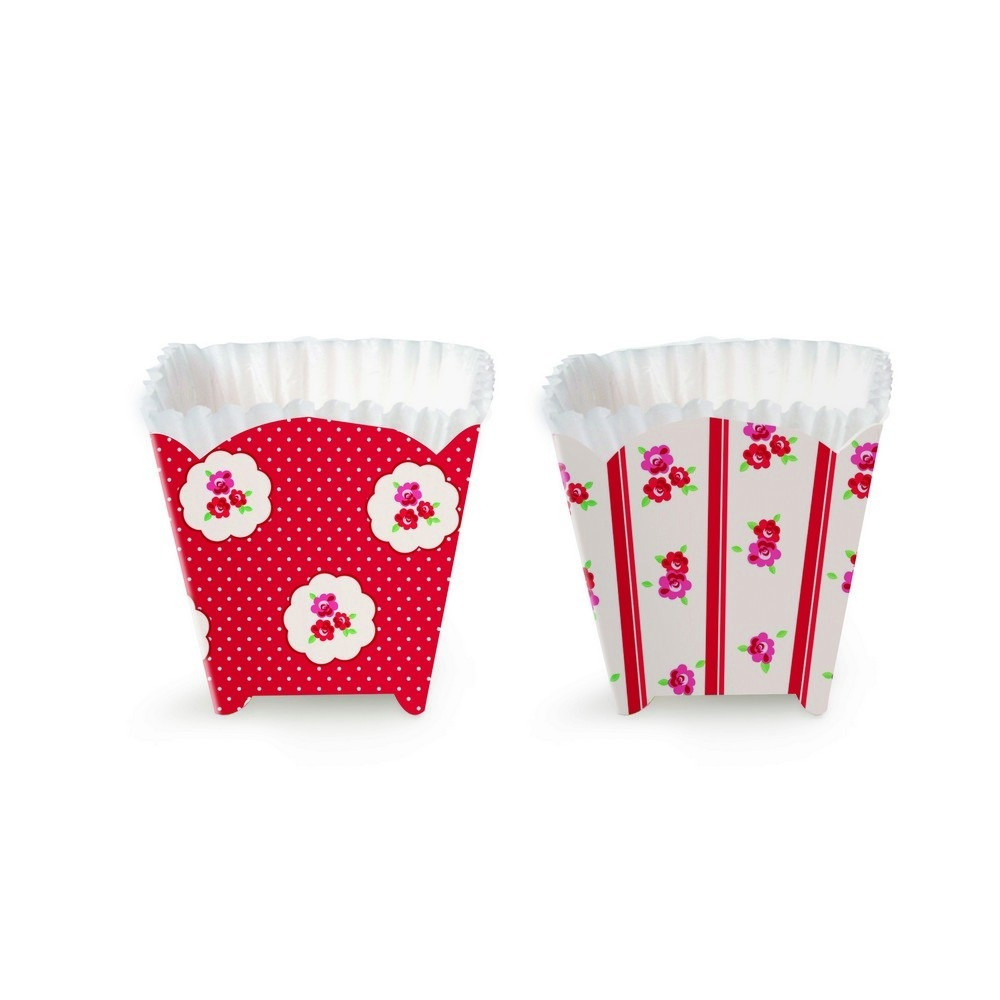 FORMINHA CUPCAKE QUADRADA COMPOSE PIC NIC PT C/12 UN
