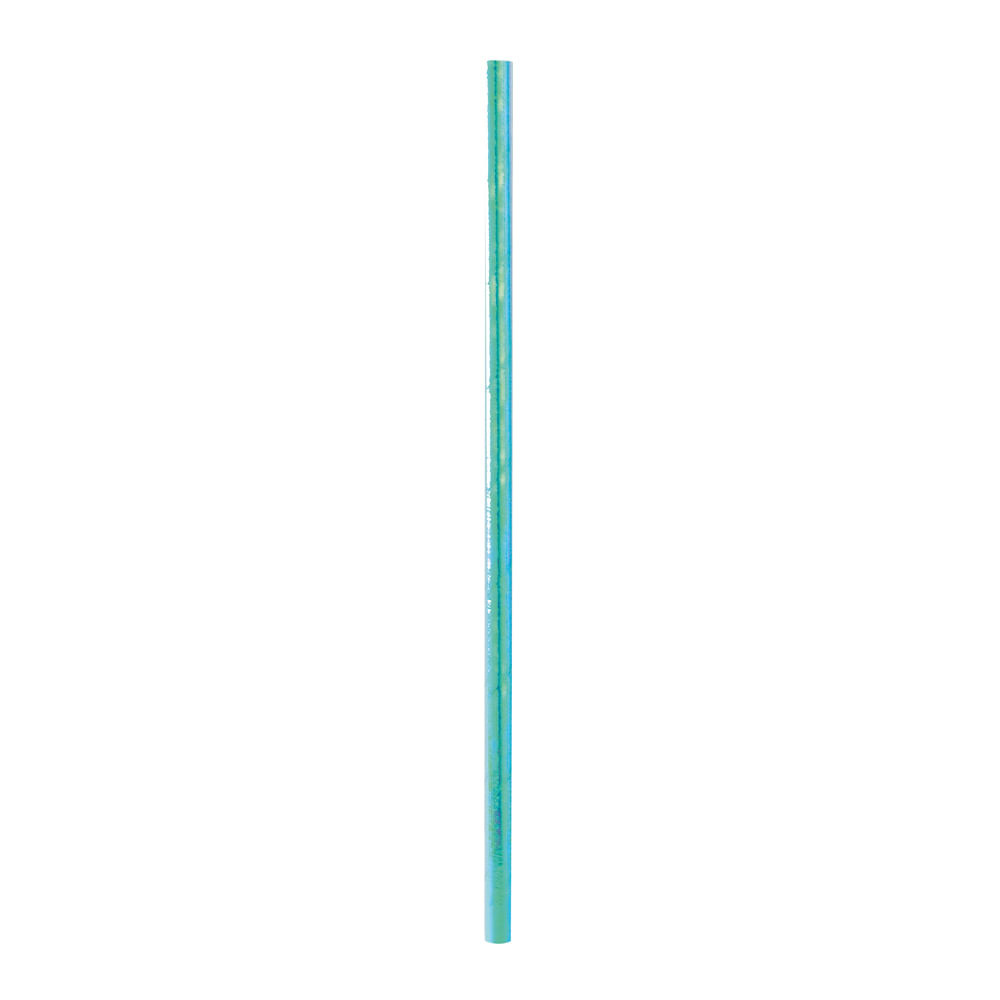 CANUDO DE PAPEL NACARADO VERDE 20CM PT C/20 UN
