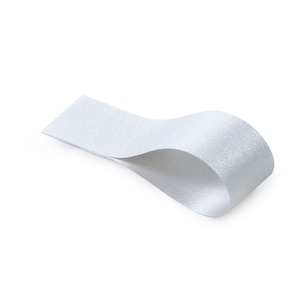 FITA PLASTICA GLITTER PRATA 18MMX25M C/1 UN