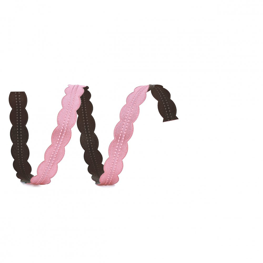 FITA ARAM CETIM ROSA/MARROM 10MMX20M C/1 UN