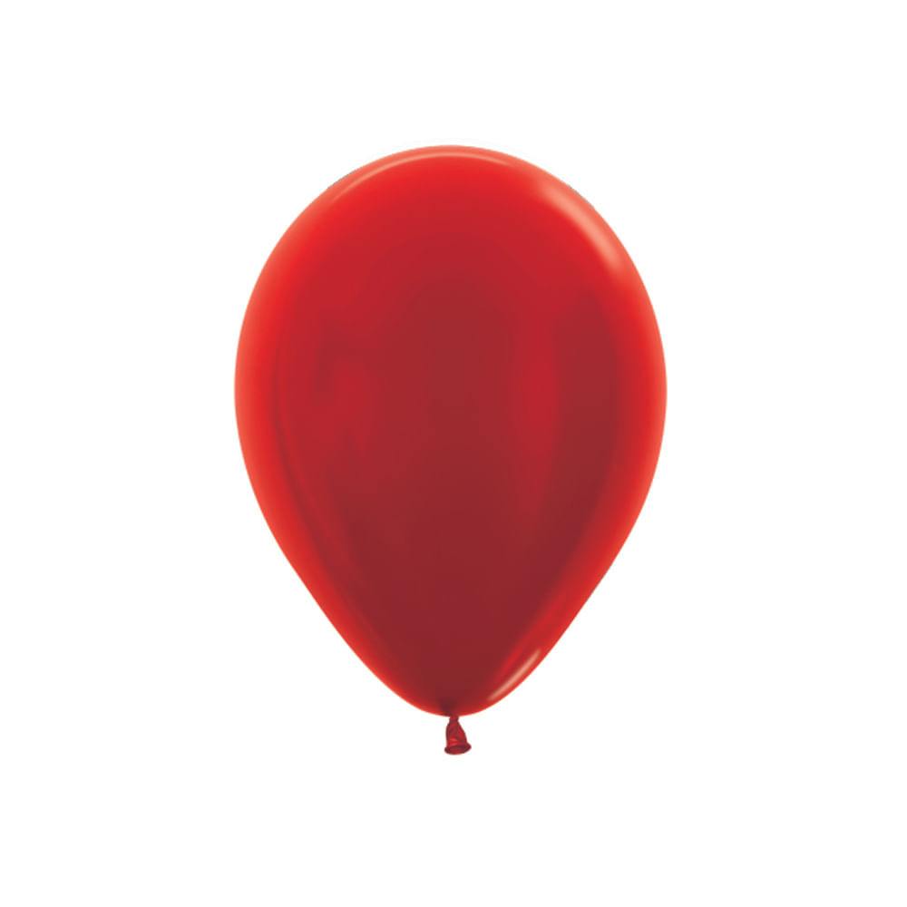 BALAO LATEX METAL VERMELHO R5 C/1 UN