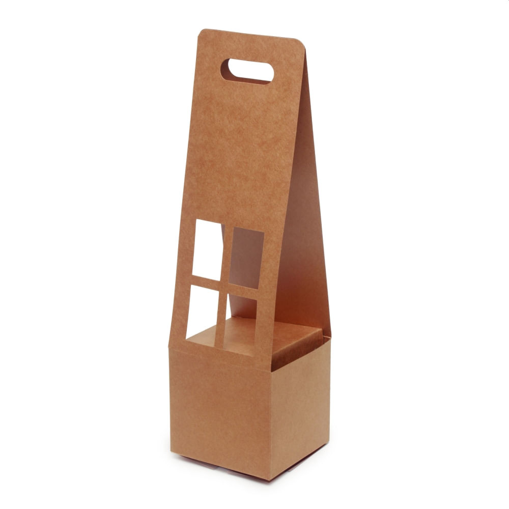 SACOLA SLIM KRAFT 12X12X42 C/1 UN