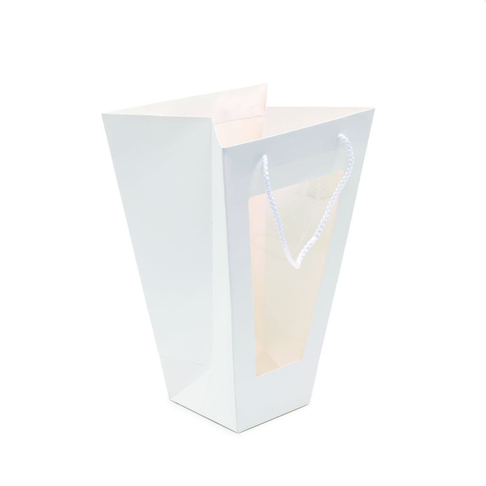 SACOLA C/VISOR G BRANCO 33X23X12 C/1 UN