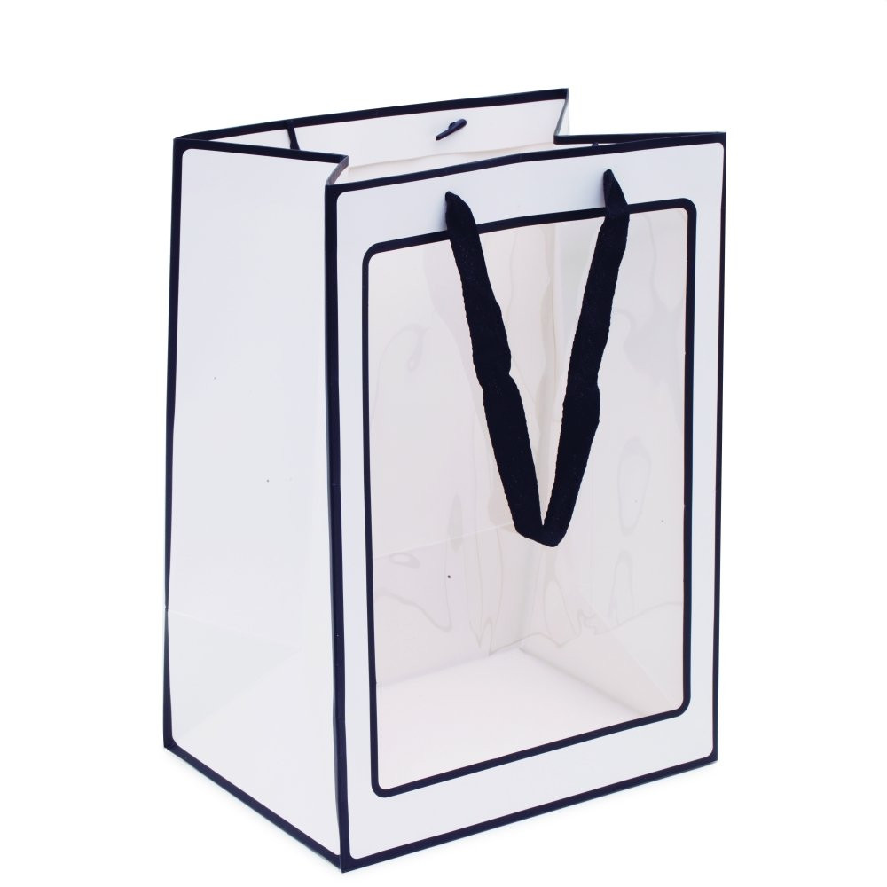 SACOLA C/VISOR P BRANCO 30X20X16 C/1 UN