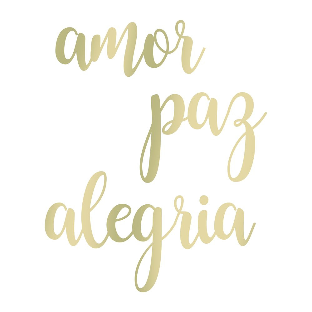 LETTERING TRANSF P/BALAO AMOR PAZ ALEGRIA G C/1 UN
