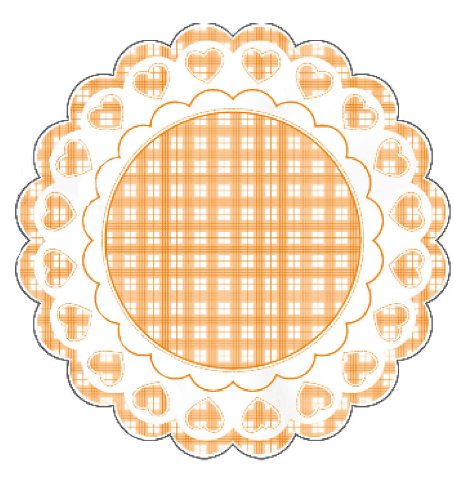 POLI REDONDO CHARM LARANJA 73CM PT C/50 UN