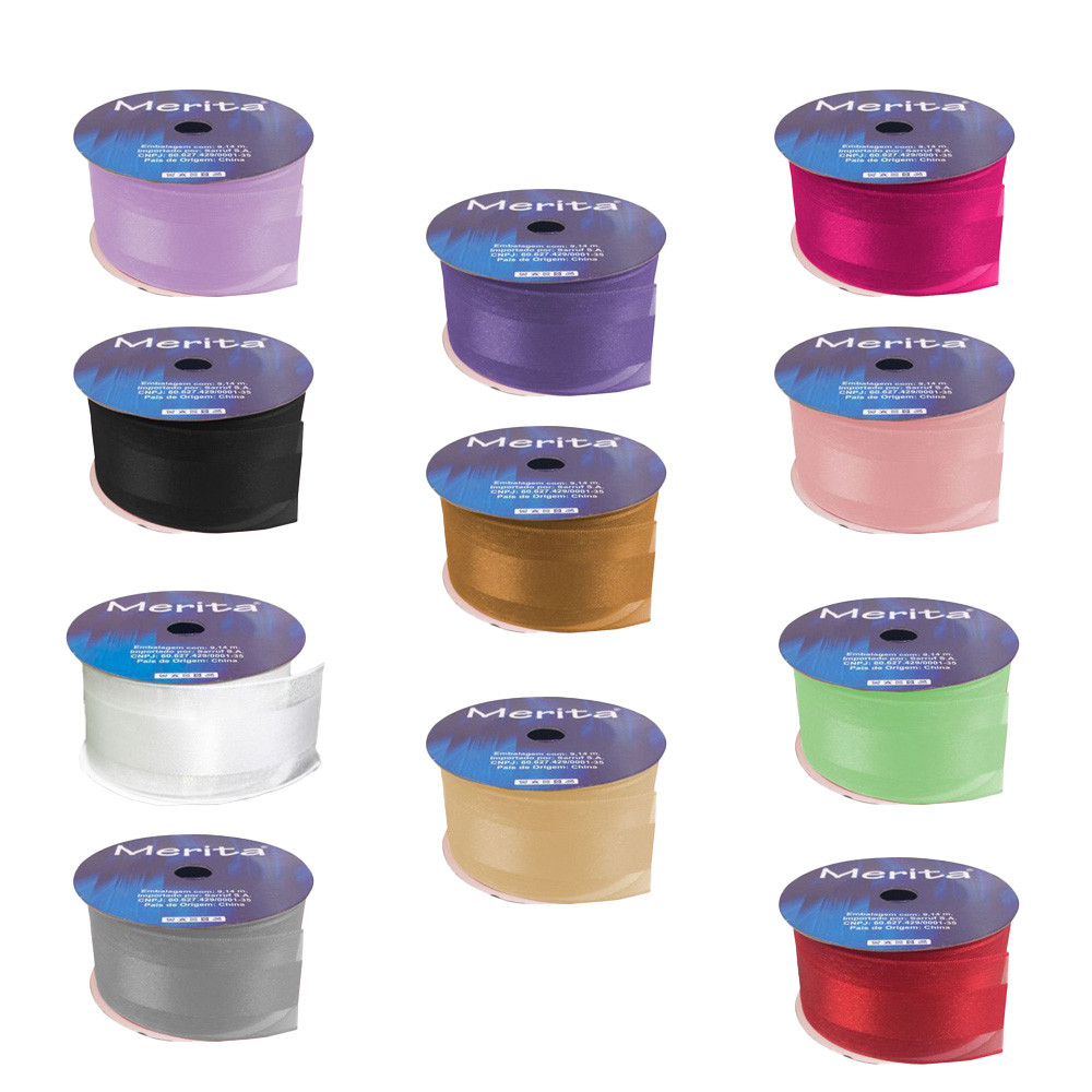 FOC-1051/38MM FITA ORGANZA MERITA (VENDA P/METRO)