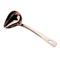 COLHER PARA MOLHO ACO INOX ROSE GOLD 22X8,4X1,8CM C/1UN