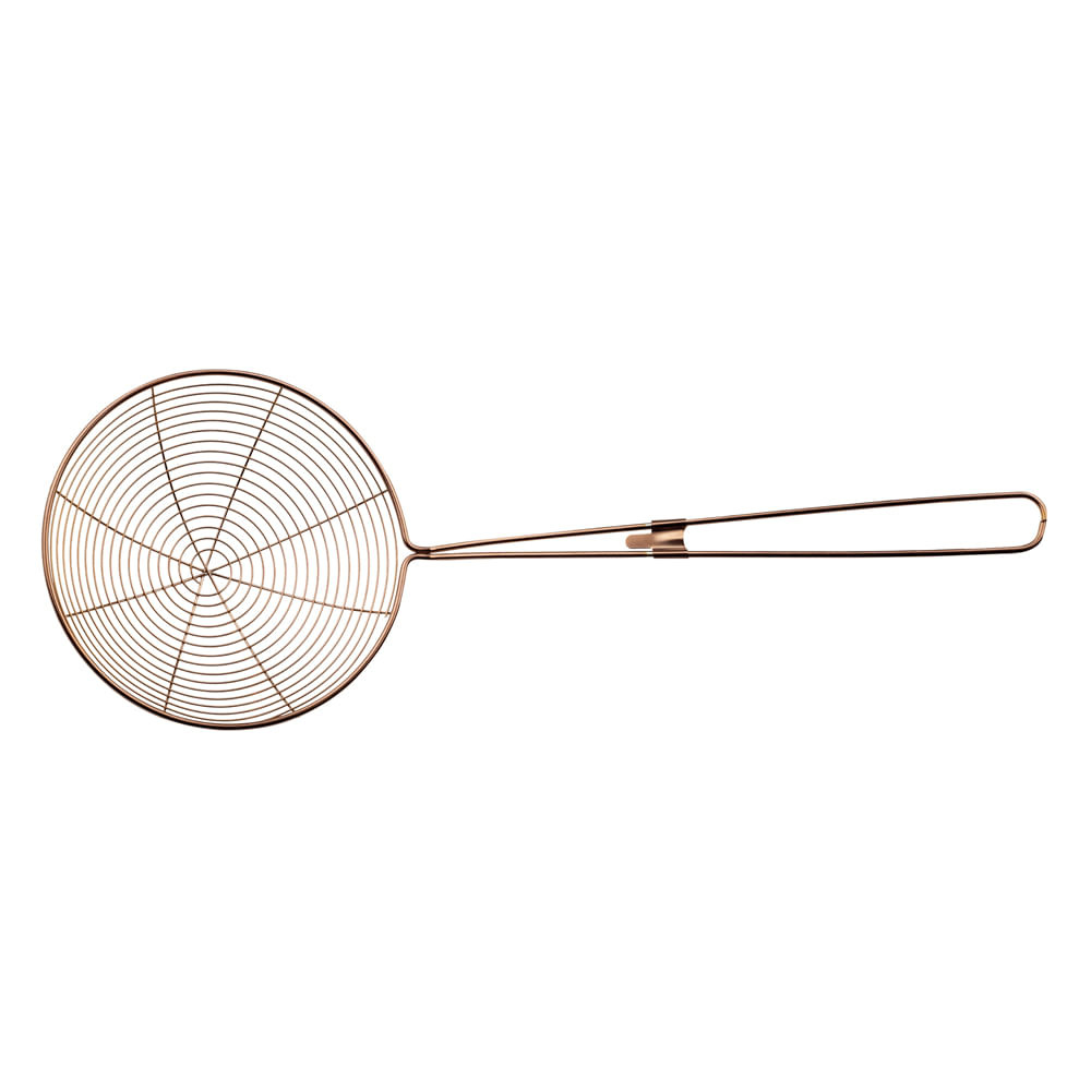 ESCUMADEIRA FRITURA 36,5X13,5X1,5CM - ACO INOX ROSEG C/1 UN