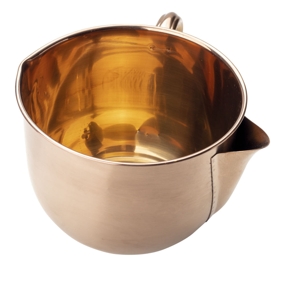 COADOR TIGELA 18,5X17X10 - ACO INOX ROSE GOLD C/1 UN
