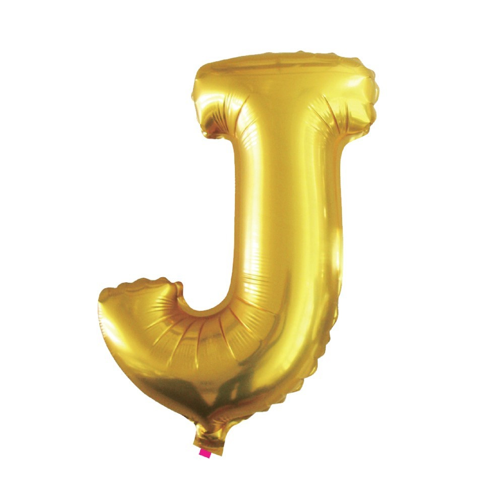 BALAO DOURADO J - 16 POLEGADAS 40 CM