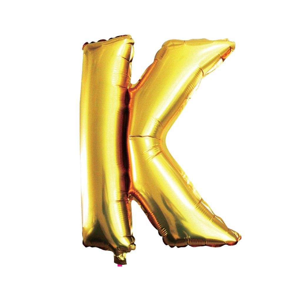 BALAO DOURADO K - 16 POLEGADAS 40 CM