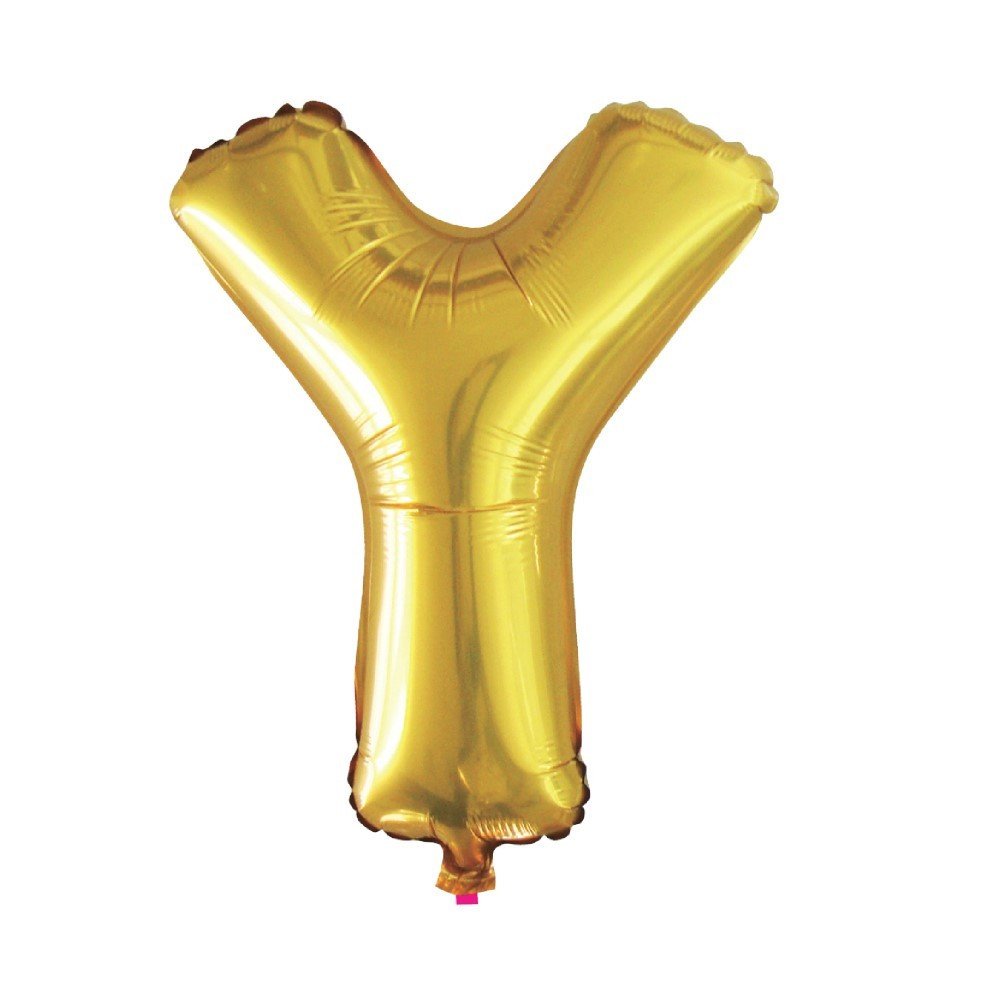 BALAO DOURADO Y - 16 POLEGADAS 40 CM