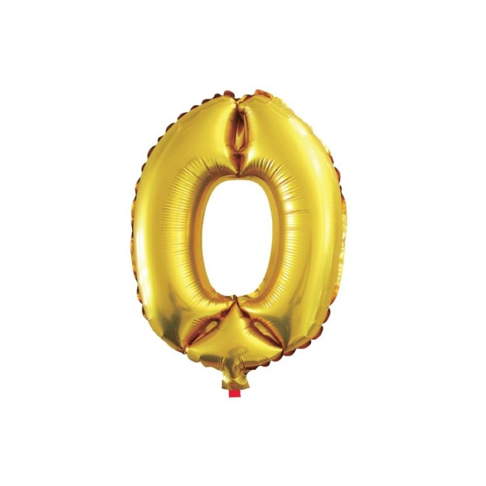 BALAO DOURADO NUMERO 0 - 28 POLEGADAS 71 CM
