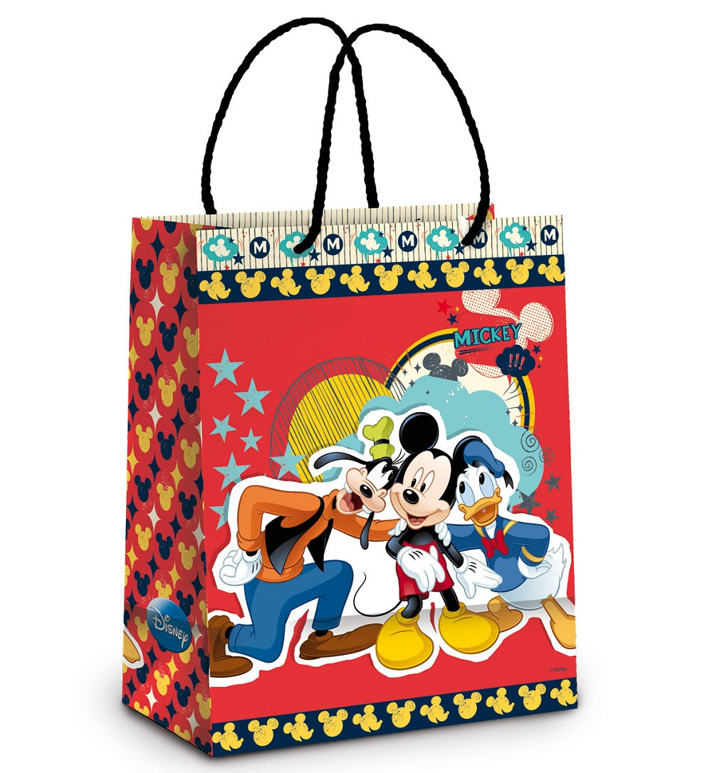 SACOLA PAPEL TURMA DISNEY MINI 10,5X9,5X4 C/1 UN