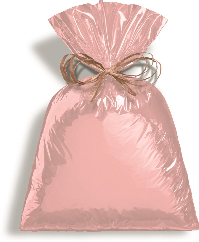 SACO METAL 25X37 QUARTZO ROSA PT C/50 UN