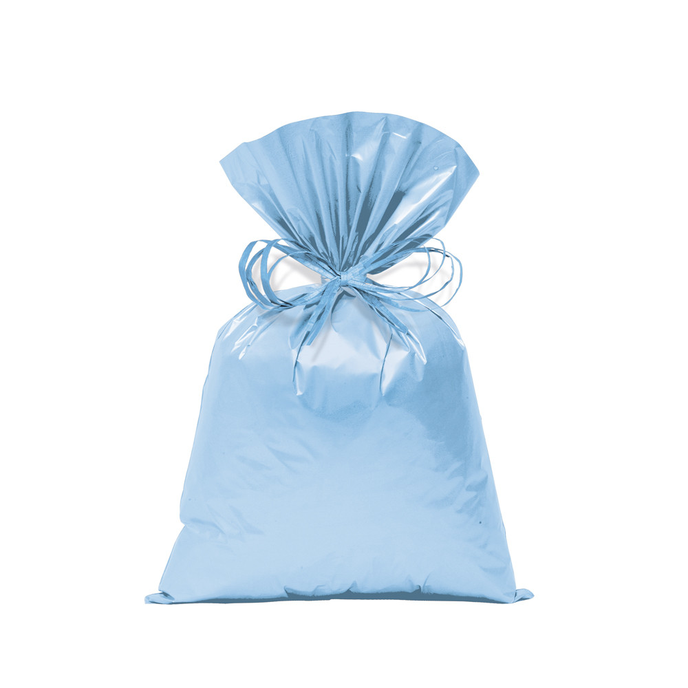 SACO PEROL 45X59 AZUL PASTEL PT C/25 UN