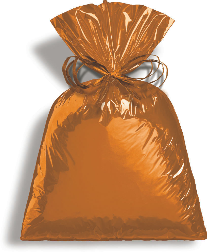 SACO METAL 10X14 METALCOR LARANJA PT C/50 UN