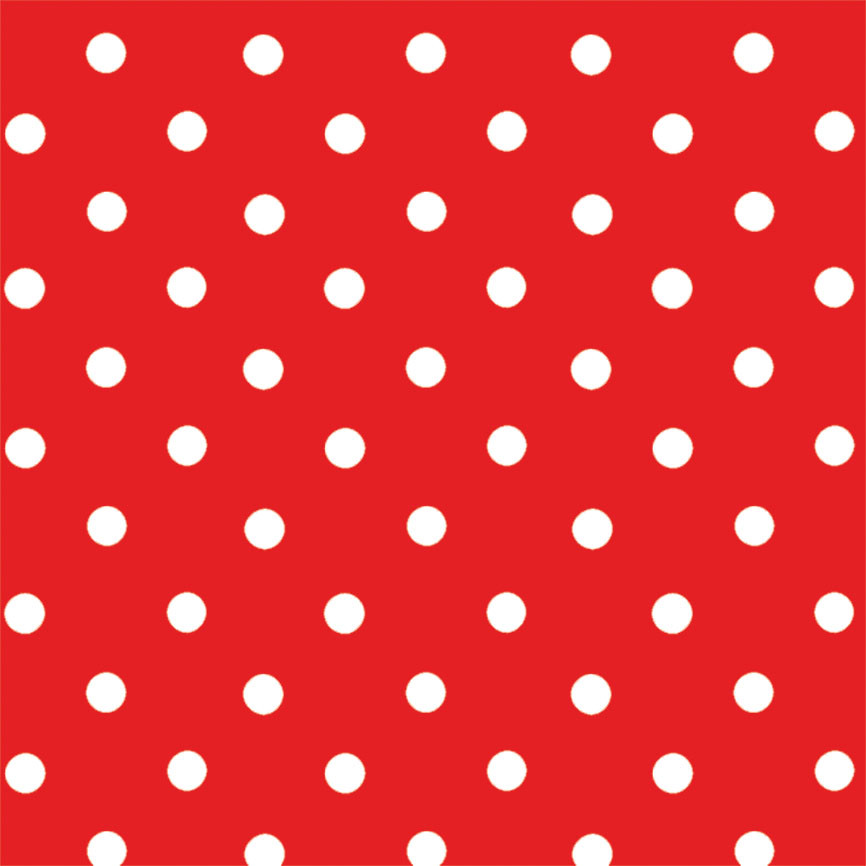 SACO PEROL 20X29 POA VERMELHO/BRANCO PT C/50 UN