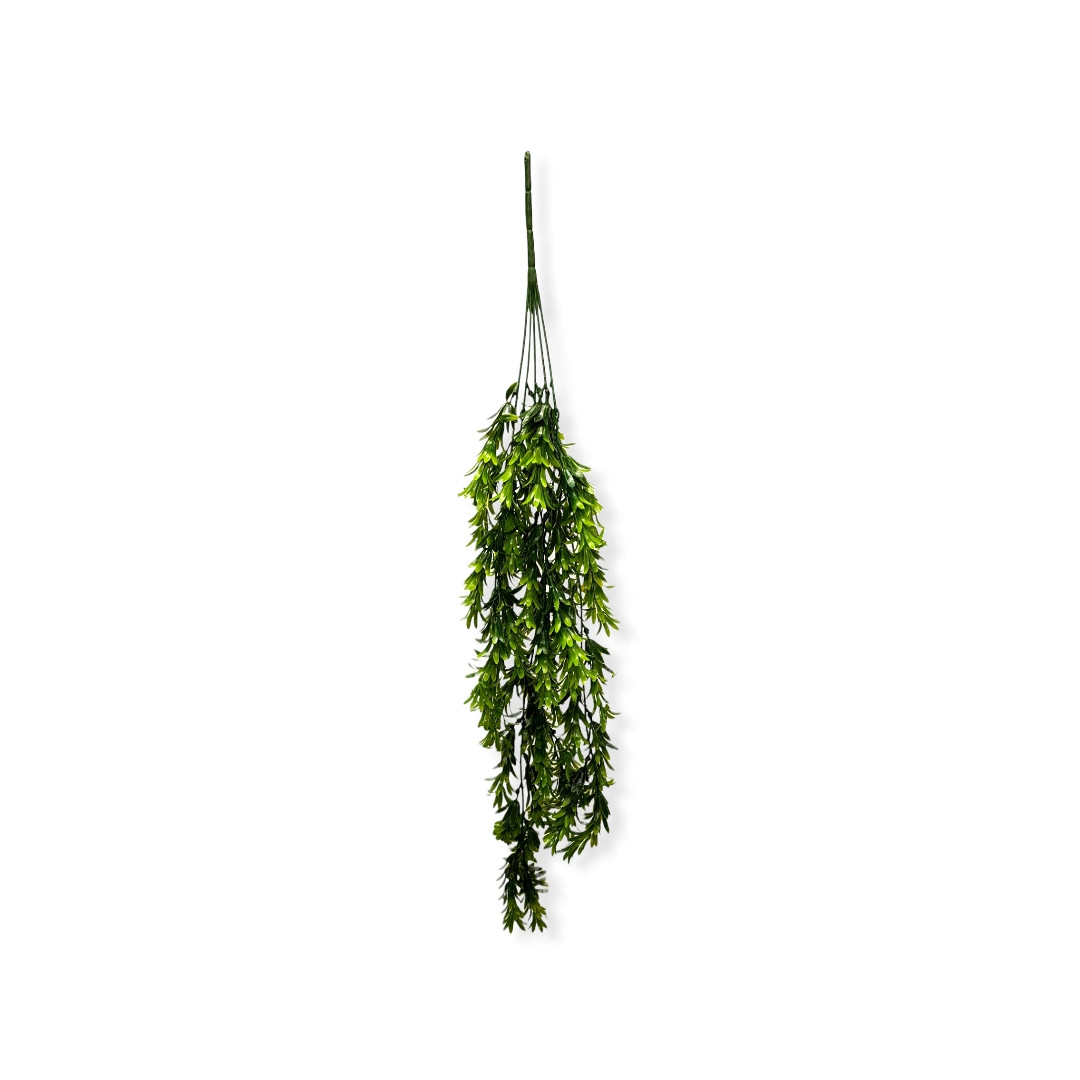 PENDENTE VERDE TAM 70CM 45 FOLHAS - C/1 UN