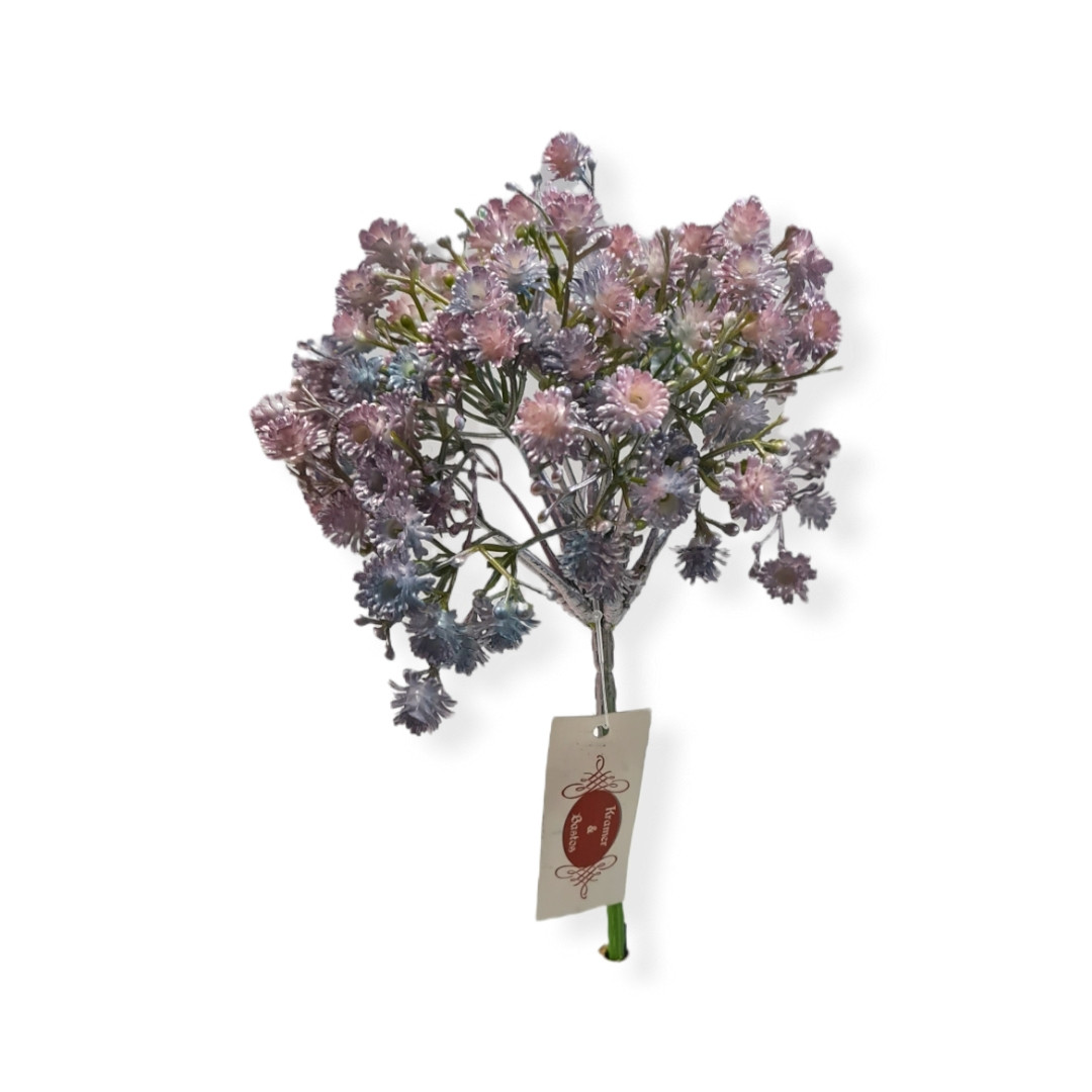 PICK PLASTICO BRILHOSO ROSE 20CM - C/1 UN