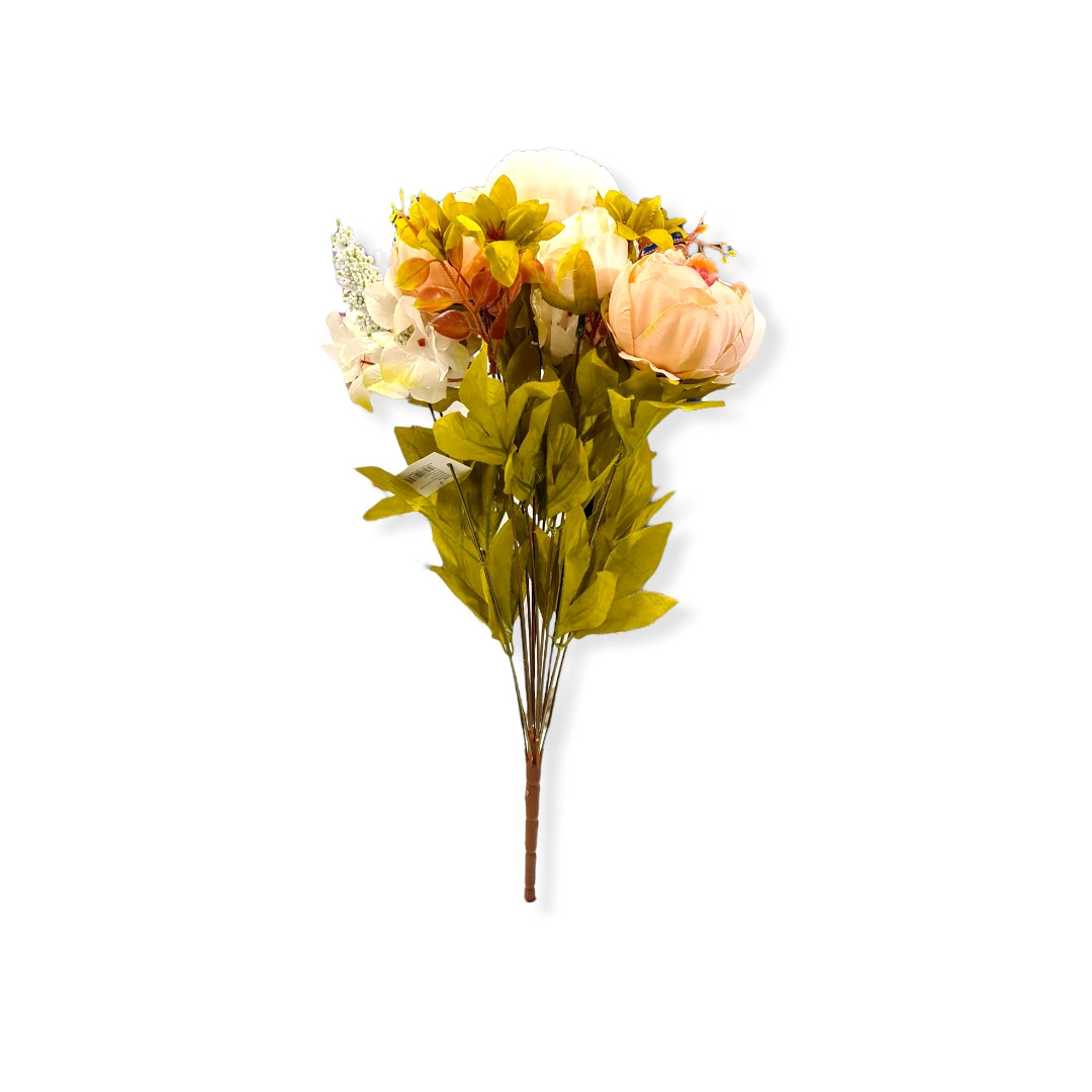 BUQUE PEONIA ENVELHECIDA CHAMP TAM. 55CM - C/1 UN