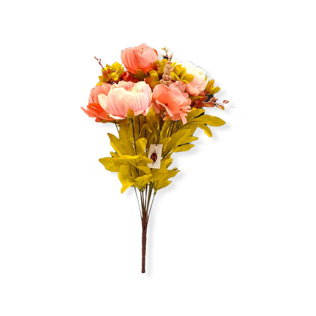 BUQUE PEONIA ENVELHECIDA RSC/RSE TAM. 55CM - C/1 UN