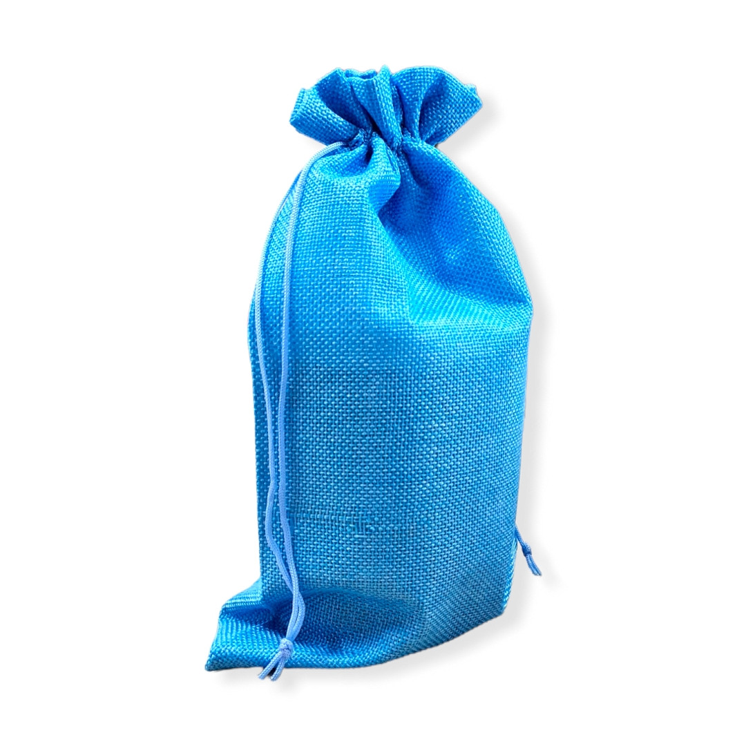 SAQUINHO DE LINHO 20X30CM AZUL C/1 UN
