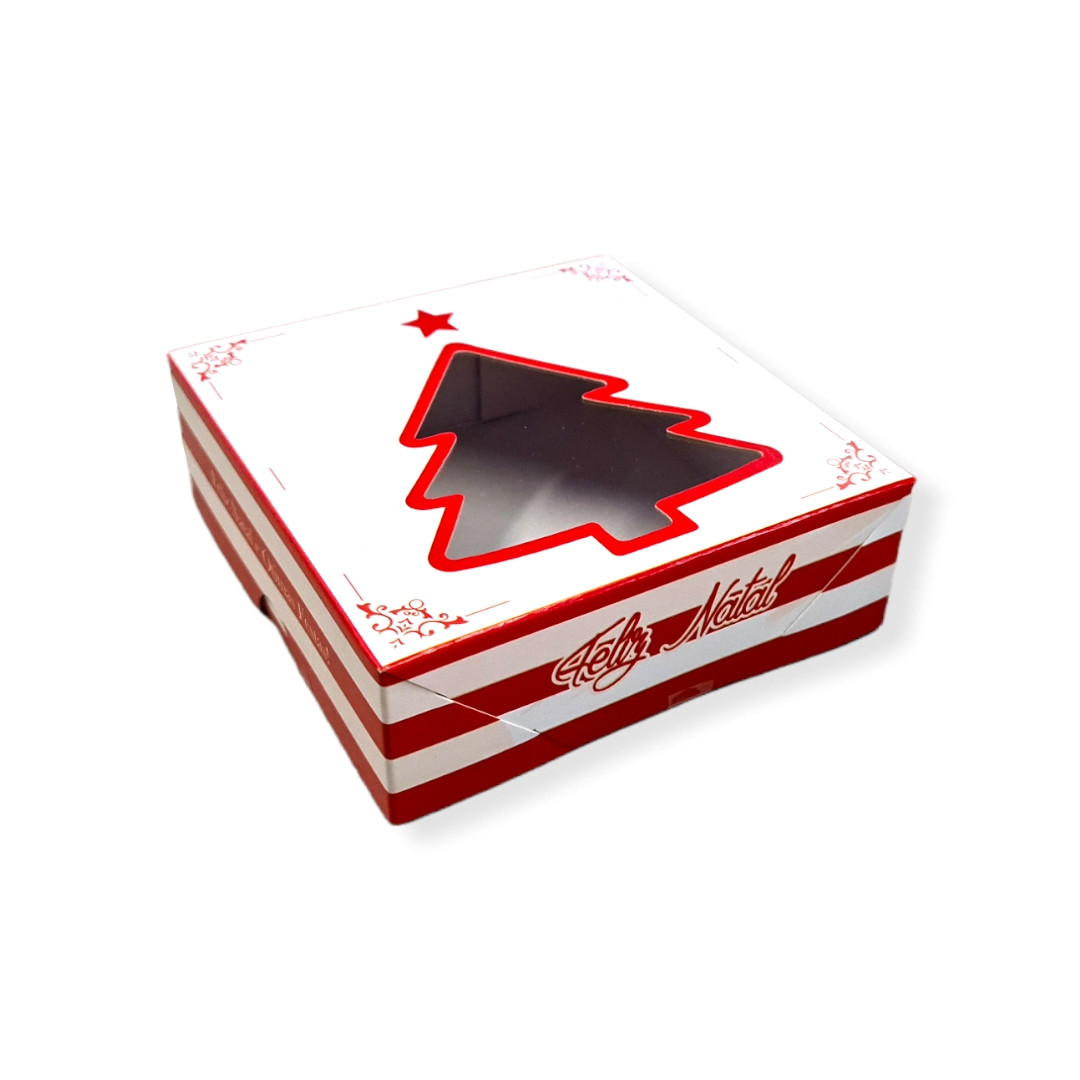 CX NATAL C/VISOR PINHEIRO VM/BR 12X12X4CM C/1 UN