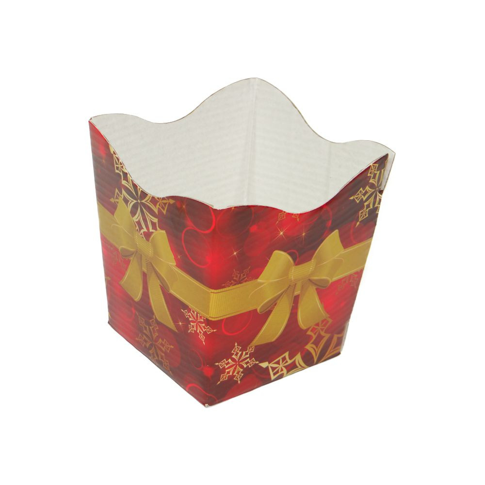 CACHEPO NATAL M 9X9X12CM PRESENTE VM C/1 UN