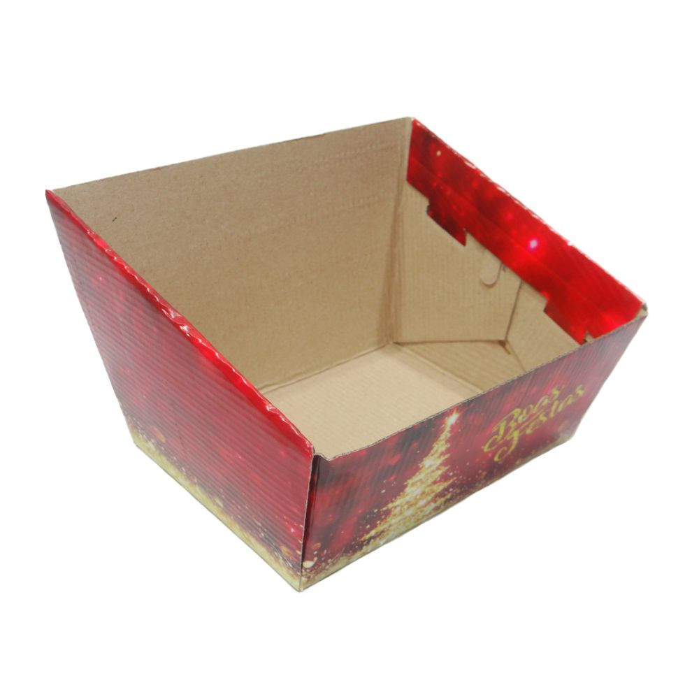 BANDEJA ALTA M 20X155X15 BOAS FESTAS VM C/1 UN