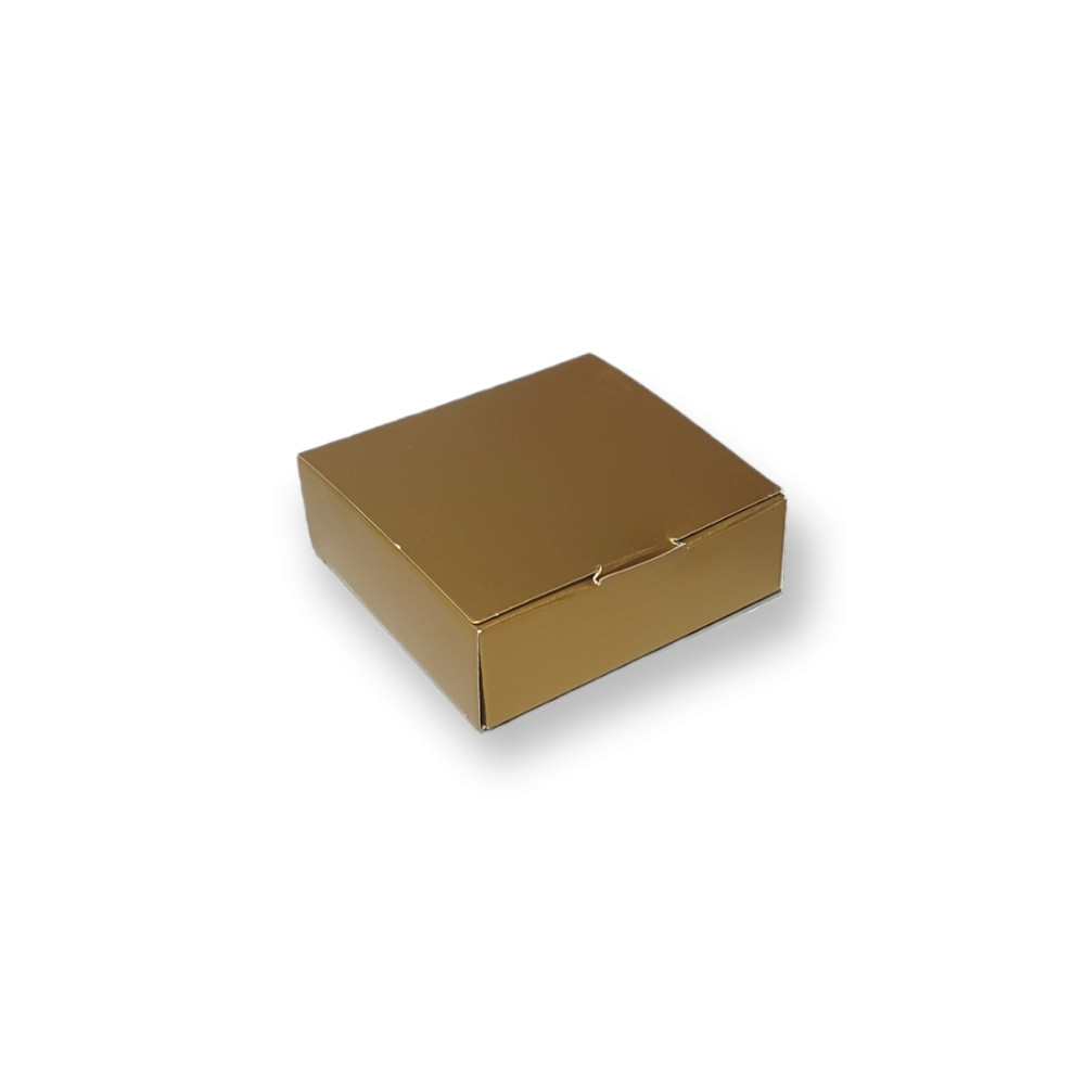 CAIXA OURO 03 - 9X9X3CM C/1 UN