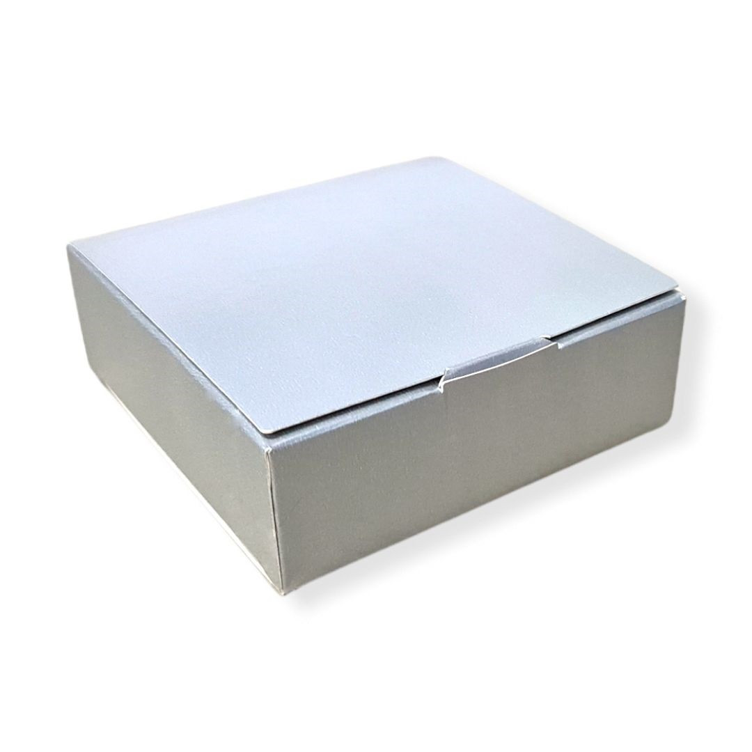 CAIXA PRATA 03 - 9X9X3CM C/1 UN
