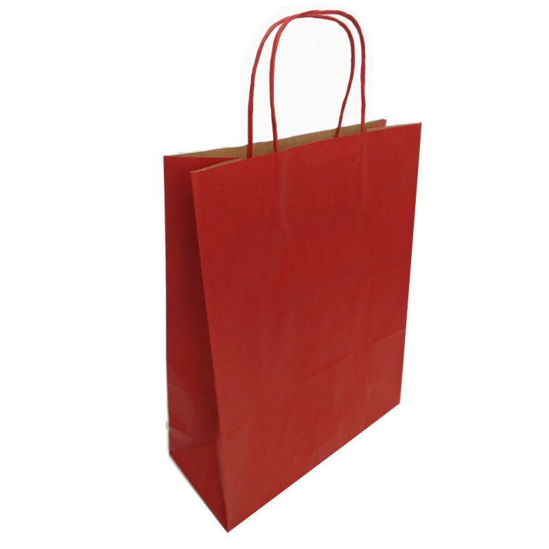 SACOLA KRAFT TAM XG 35X45X12CM VERMELHA