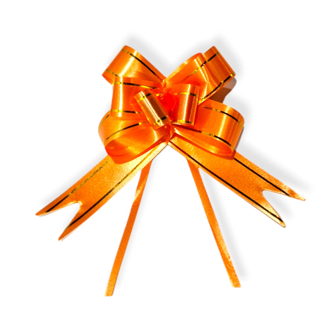 LACO PLASTICO 30MMX48CM LARANJA C/FRISO DOURADO PT C/10 UN