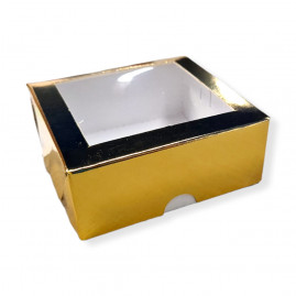 CX C/VISOR KB 8 BAIXA 9X9X4 OURO REF 154
