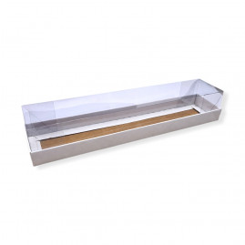CX VISOR 25,5 X 5,5 X 4,5 KRAFT/BRANCO REF 01019