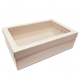 CX SAPATO C/VISOR TAM M 20,5X30,5X9,5 - BRANCO