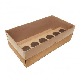 CX LONG NECK 24X13X7,5 - DUPLA FACE BRANCO/KRAFT