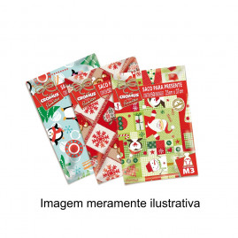 SACO METAL 60X90 SORTIDOS NATAL C/50