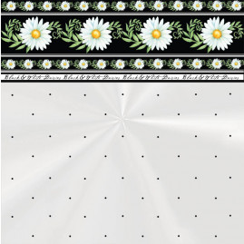 SACO TRANSP 60X90 BARRADO MARGARIDA POA PT C/25 UN
