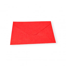 ENVELOPE P/CARTAO 5X10CM VERMELHO TAM 8X11CM C/1 UN