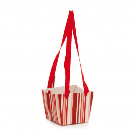 GIFT BOX LISTRAS VERMELHO P C/1 UN