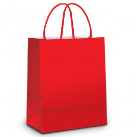 SACOLA LAM VERMELHO METAL FOSCO P 21,5X15X8 C/1 UN CFSC