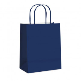SACOLA PAPEL AZUL MARINHO GG 39X32X16 C/1 UN