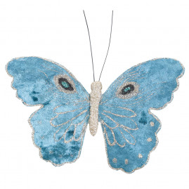 BORBOLETA DEC AZL/OUR/VRD 15CM (BORBOLETAS) C/1 UN