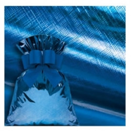 SACO TEXTURIZADO 15X29 LINHO AZUL INTENSO PT C/100 UN