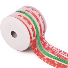 ROLO C/5 FITAS NATALINAS SORT VRM/VRD 1CMX3M () C/1 UN