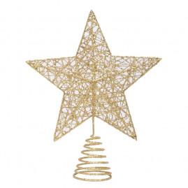 TOPO ARVORE ESTRELA TRABALHADA OUR M () C/1 UN